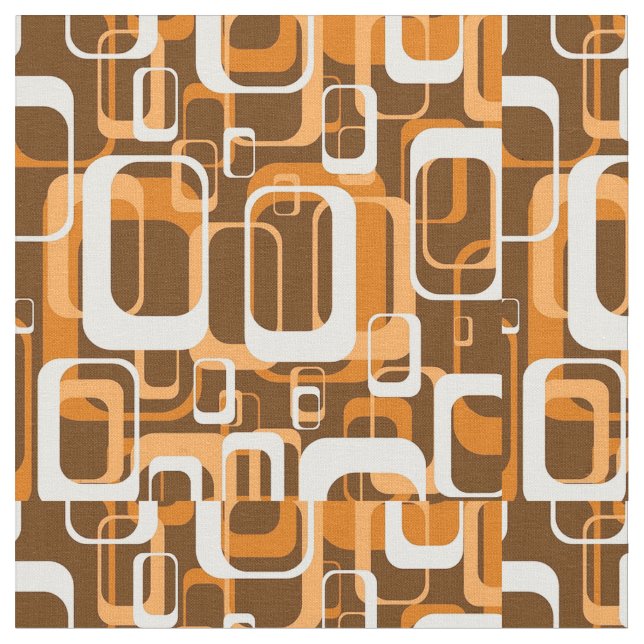 Retro mönster 1971 tyg (Närbild)