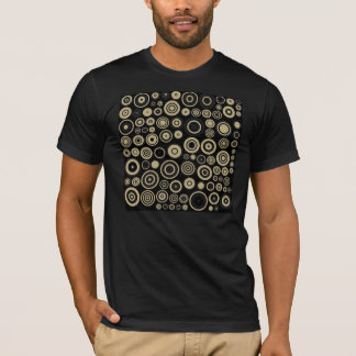 Retro Mönster Abstrakt Art - T-shirt