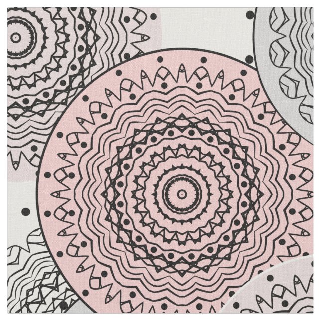 Retro, mönster, blått och rosa, elegant tyg (Närbild)