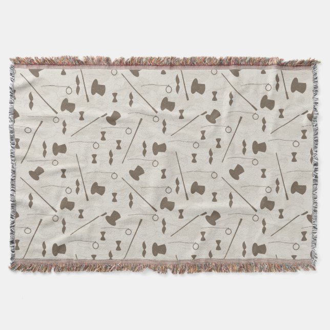 Retro mönster för man 2 mysfilt (Framsidan)