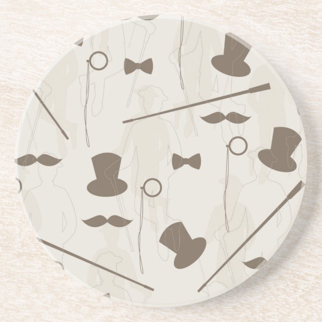 Retro mönster för man 2 underlägg (Framsidan)