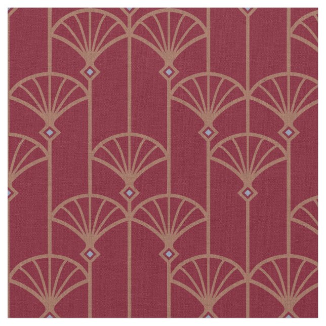 Retro mönster i Art deco stil. Tyg (Närbild)