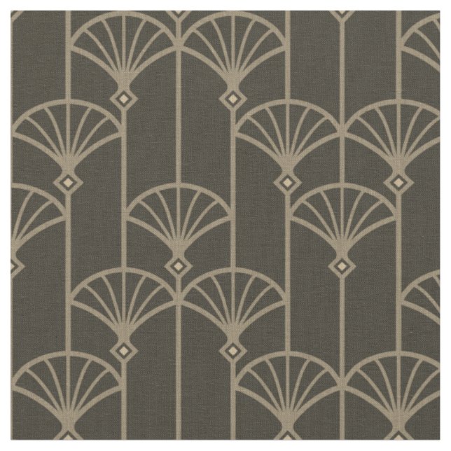 Retro mönster i Art deco stil. Tyg (Närbild)