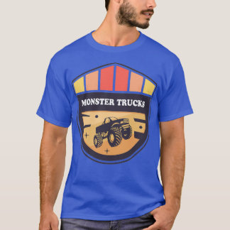 Retro Monster Lastbil Gift Vintage Big Storlek Car T Shirt