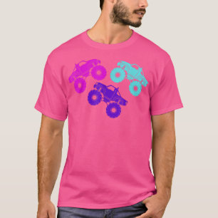 Retro Monster Lastbilar Vintag Jumping Monster Tru T Shirt