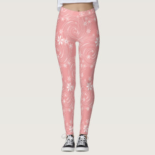 Retro mönster leggings