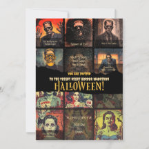 Retro Monster Movie Horror Halloween fest