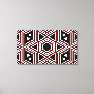 Retro Mönster Seamless Art Canvas