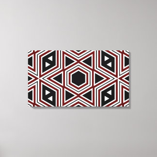 Retro Mönster Seamless Art Canvas