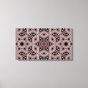 Retro Mönster Seamless Art Canvas #2
