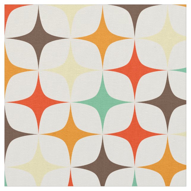 Retro mönster tyg (Närbild)