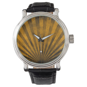 Retro mönsterbakgrund armbandsur