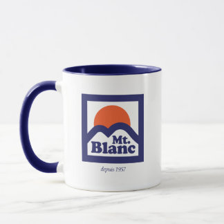 Retro Mont Blanc för klassikermugg logotyp Mugg