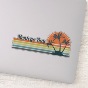 Retro Montego Bay Sunset Klistermärken