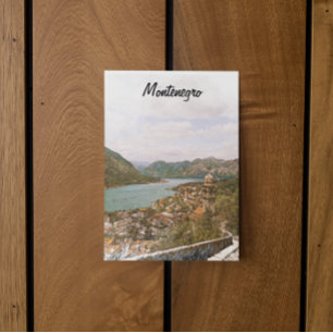 Retro Montenegro Kotor-bukten Vykort