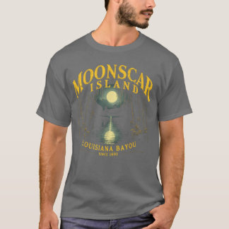 Retro Moons Zombie Island För Män Kvinnor Barn T Shirt