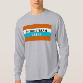 Retro "Moonstream Bäck" Långärmad T-Shirt