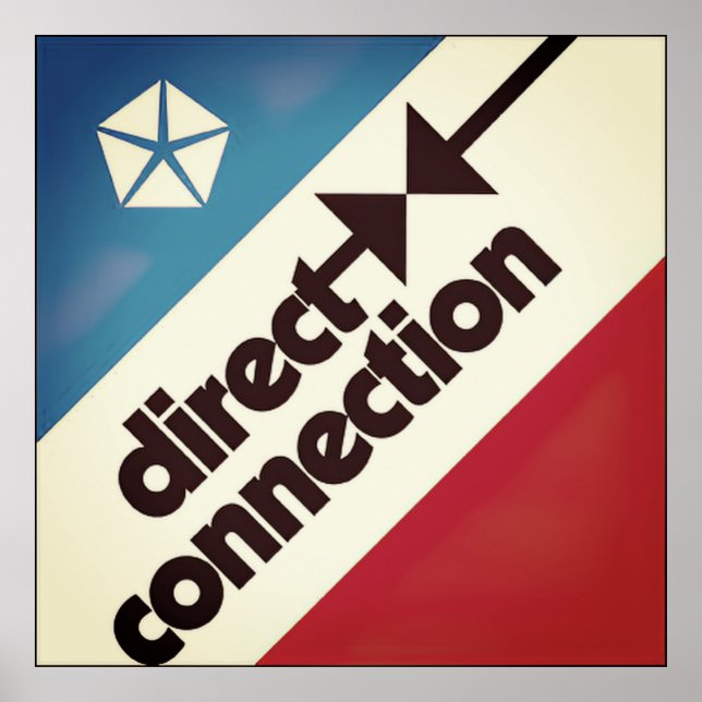 Retro Mopar-prestanda Poster (Framsidan)