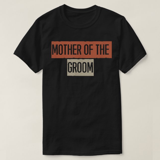 Retro, Mor i Groom Funny T Shirt (Design framsida)