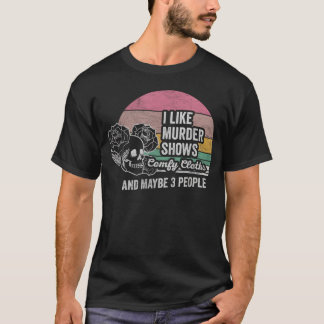 Retro Mord Kläder Människor familj T Shirt