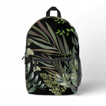 Retro Mörk Sage Blommigt Fern Botaniskt Foliage