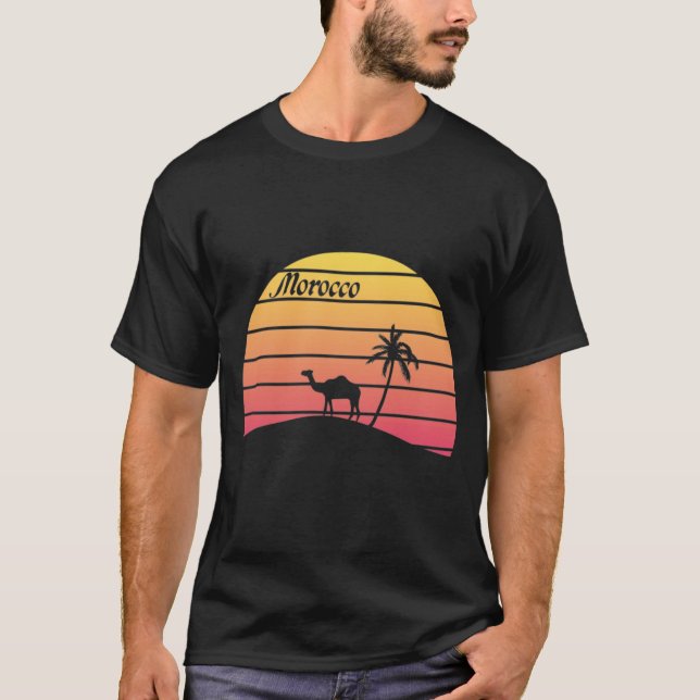 Retro MOROCCO classic T-Shirt (Framsida)