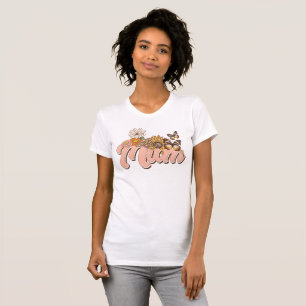 Retro Morsa Flowers T Shirt