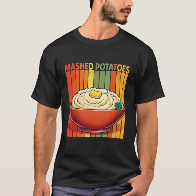 Retro Mosade Potatisar T Shirt (Framsida)