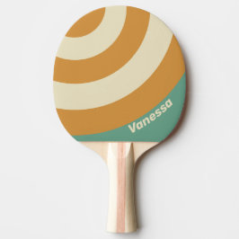 Retro Moss Circle Stripe med namn Pingisracket