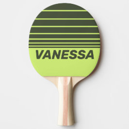 Retro Moss Fade Three Horizon Randig med Namn Pingisracket