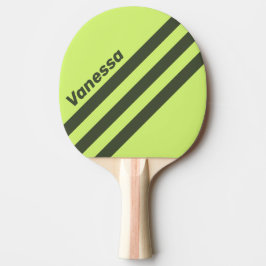 Retro Moss Fade Trekantig Rand med Namn Pingisracket