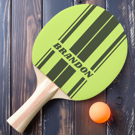 Retro Moss Fade Tvåtons Brädremsor med Namn Pingisracket