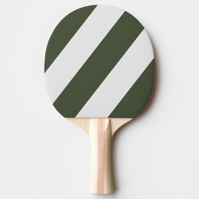 Retro Moss Fading Djärva Ränder Pingisracket (Framsidan)