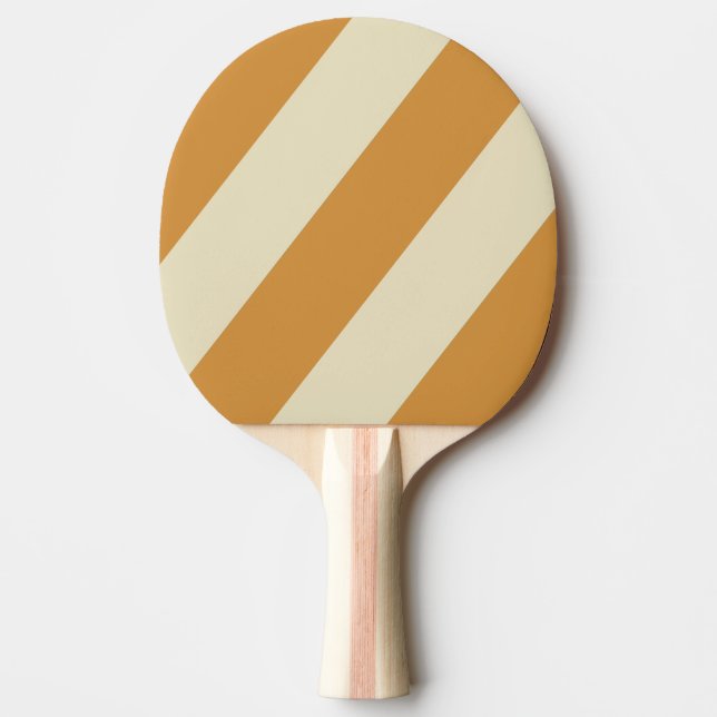 Retro Moss feta ränder Pingisracket (Framsidan)