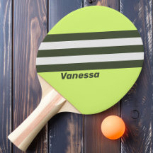 Retro Moss Förbleknande Ränder med Namn