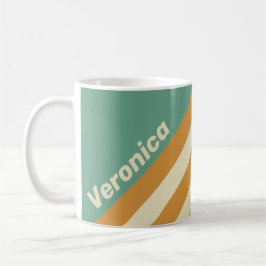 Retro Mossränder med namn Kaffemugg