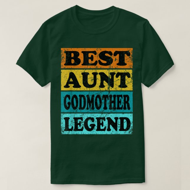 Retro Moster Godmor från Godson Goddotter Legen T Shirt (Design framsida)