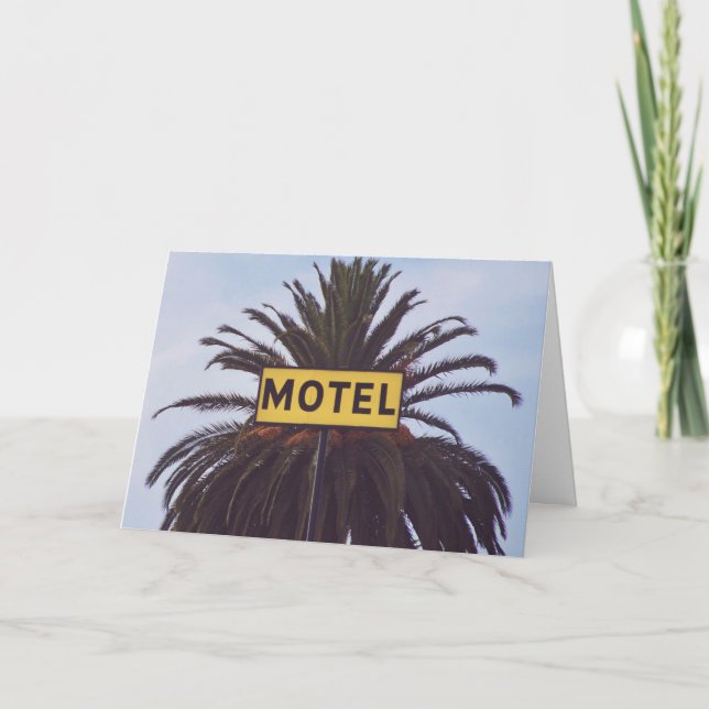 RETRO MOTEL FLORIDA GREETING CARDS HELGKORT (Framsida)