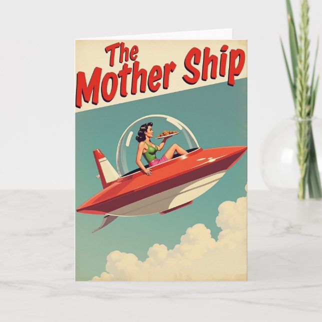Retro Mothership Äventyrs Kort (Framsida)