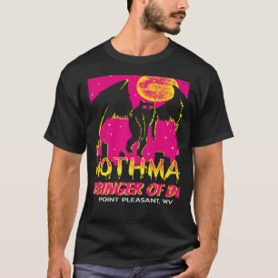 Retro Mothman Harbinger från Doom Legends Cryptid  T Shirt