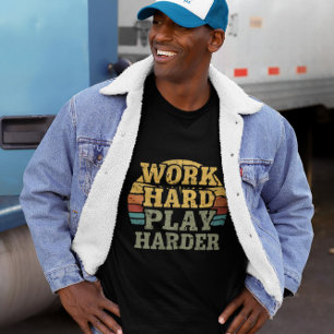 Retro Motivation - Lustigt arbete T Shirt