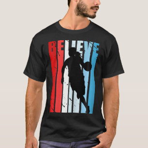 Retro Motivational Girls Basketball Players Team C T Shirt