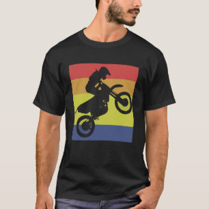 Retro Motocross Freestyle Hoppa Offroad Förare Luf T Shirt