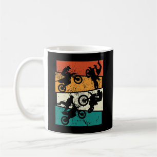 Retro Motocross Freestyle Kaffemugg