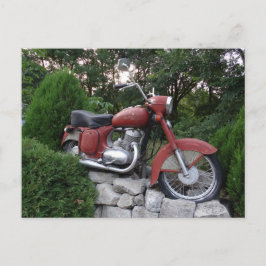 Retro motorcykel Postcard Vykort