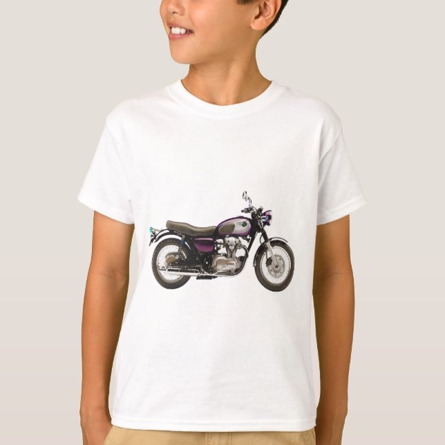 Retro motorcykel t shirt (Framsida)