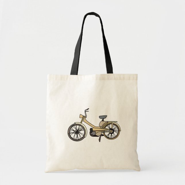 Retro motorcykelåkare tygkasse (Framsidan)