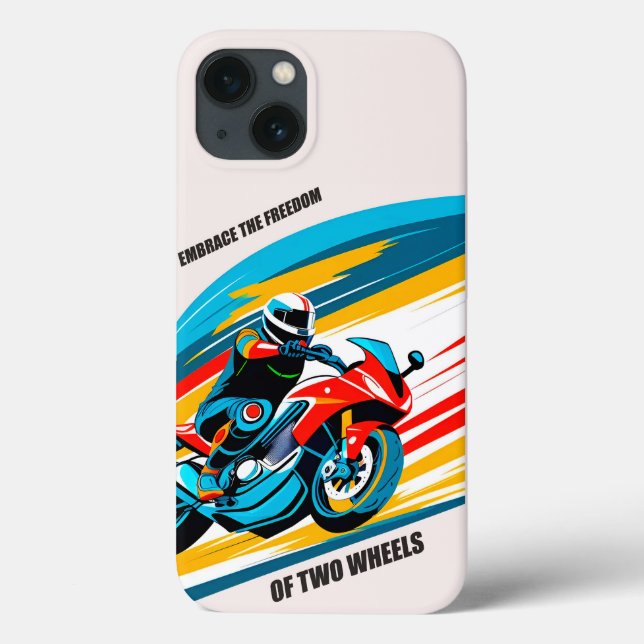 🌄 Retro motorcykelresa genom solnedgångens öken (Baksida)