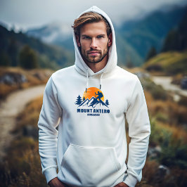 Retro Mount Antero Hike Sunset T-Shirt Hoodie