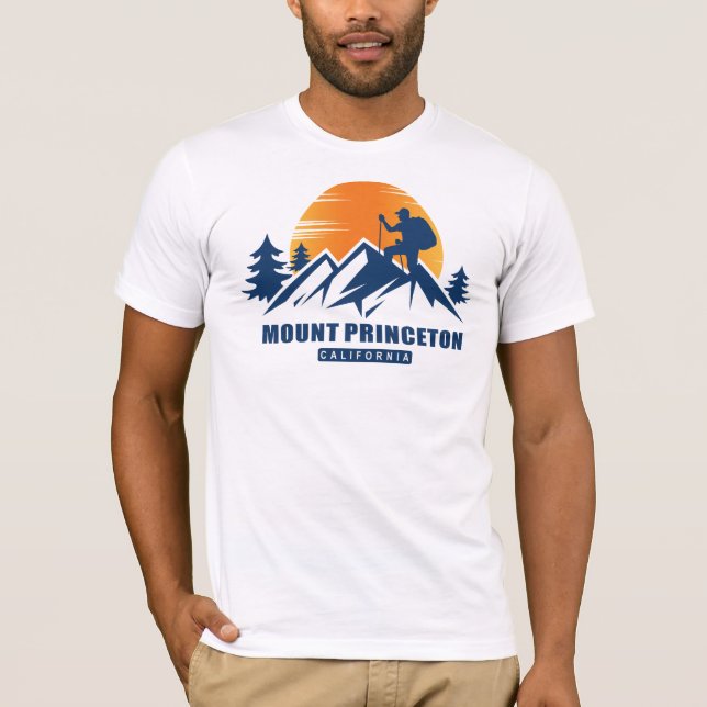 Retro Mount Princeton Hike T-Shirt (Framsida)